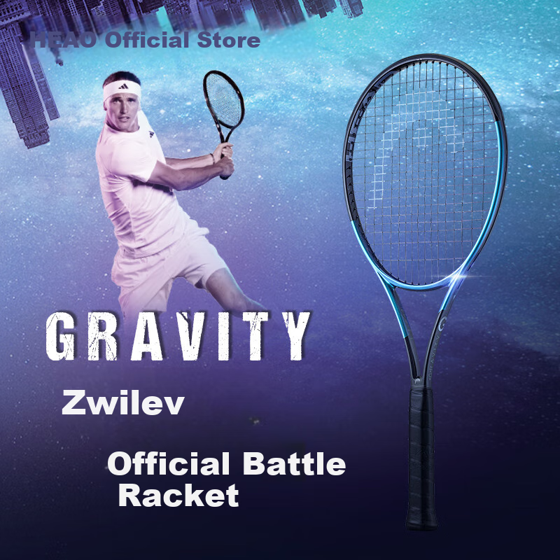 HEAD Tennis Racket, Xiao Zhi New Model 2025 Australian Open, Zvelev Gravity Full Carbon Tennis Racket