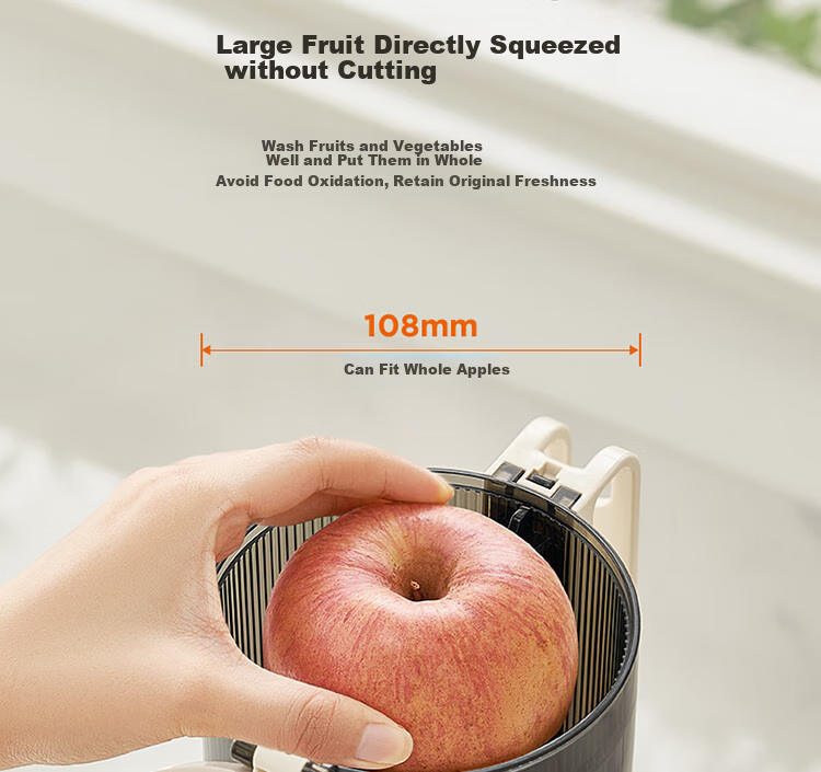 Joyoung Juicer, No-Cut Large Diameter Juicing Machine, Whole Fruit Pulp Separation Juicer, Z11-LZ820 9