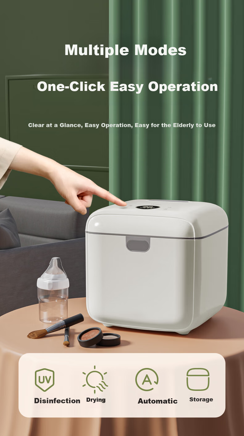 Haier Clothes Dryer UV Sterilizer for Baby Bottles, Bowls, Chopsticks, Toys, Underwear Disinfection Device 10L Single Lamp Rotary Knob Model U201 11