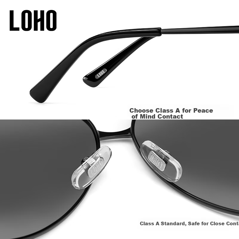 LOHO Classic Aviator Sunglasses, Polarized Sunglasses for Driving, UV Protection, Gift for Boyfriend, UV400