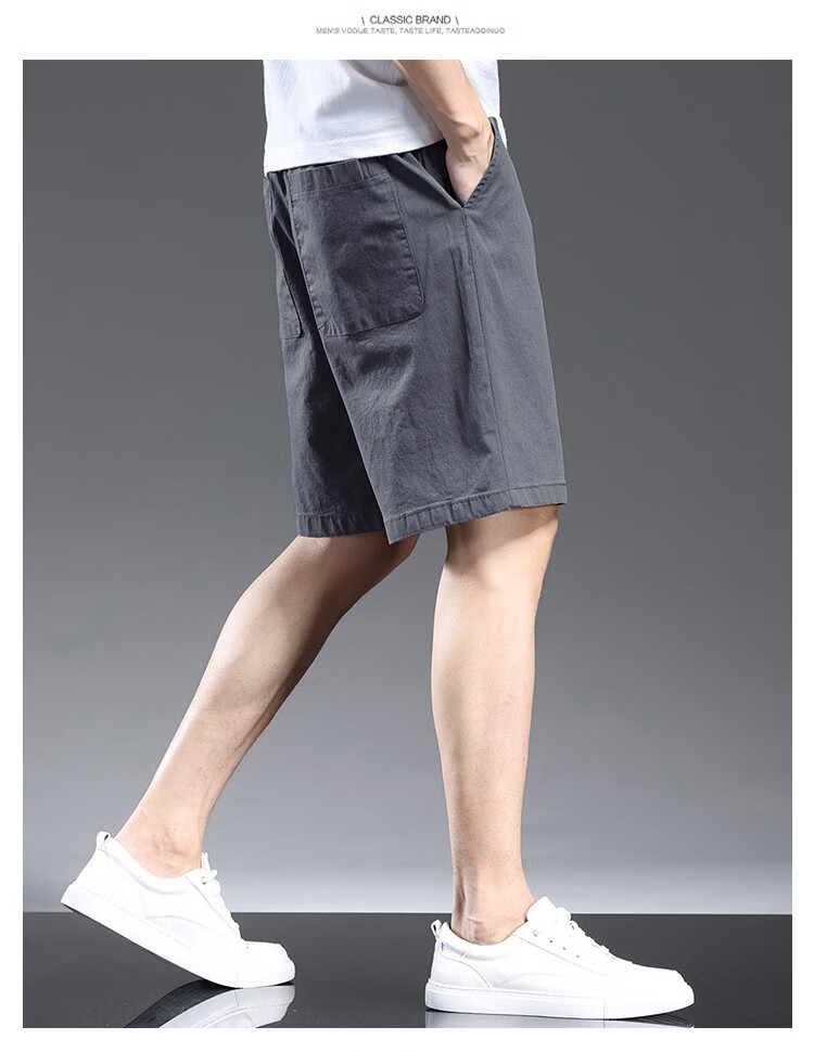 Zengzhi 2026 Summer Lightweight Casual Men's Shorts Fashion Sports Loose Straight Five-Point Pants Versatile Mid-Length Men's Trousers 20