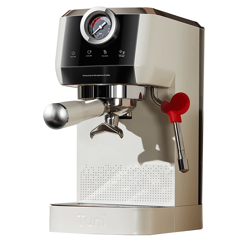 Tuni E2 Second Generation Pressure Relief Edition Espresso Coffee Machine Small Home Office Semi-Automatic Steam Milk Frother Latte Art Dual Heating New Year Gift