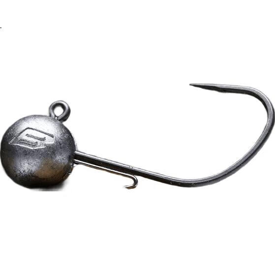 BKK HCS Short Handle Lead Hook Wide Belly Big Hook Door Lure Black Pit Micro Bait Bass Mandarin Fish Hook 9078