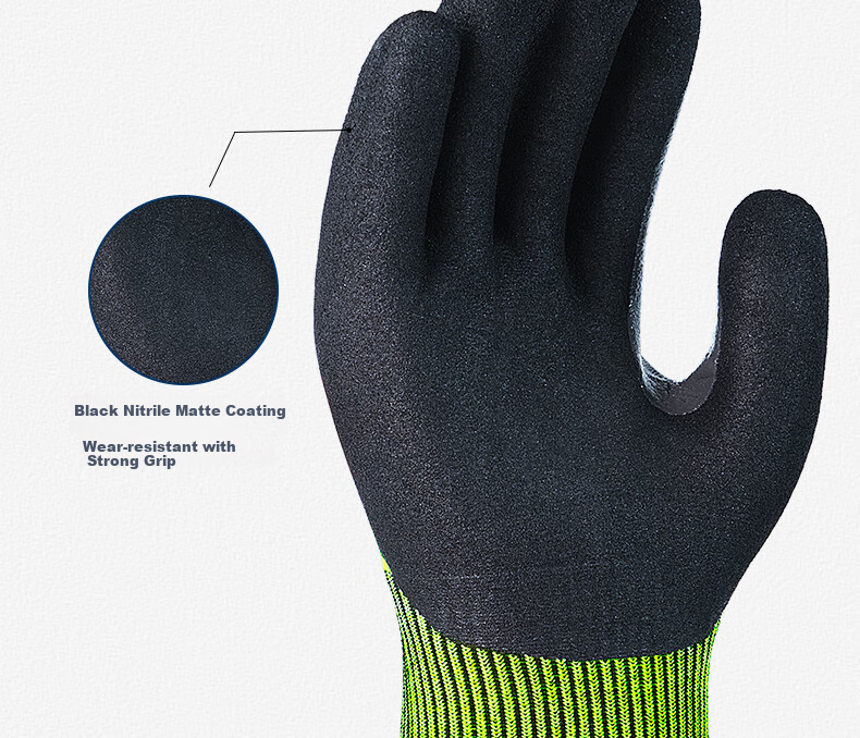 Jiadeli Cut-Resistant Gloves, Labor Protection, Non-Slip, Puncture-Proof, Wear-Resistant, Anti-Cutting Gloves for Repair, Handling, And Woodworking, 3 Pairs NDS6721L [Genuine Product] 2