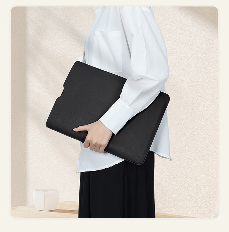 Biyoumei Laptop Sleeve Compatible with Lightweight 13-inch Apple Xiaomi Huawei Leather Magnetic-free Protective Case 13