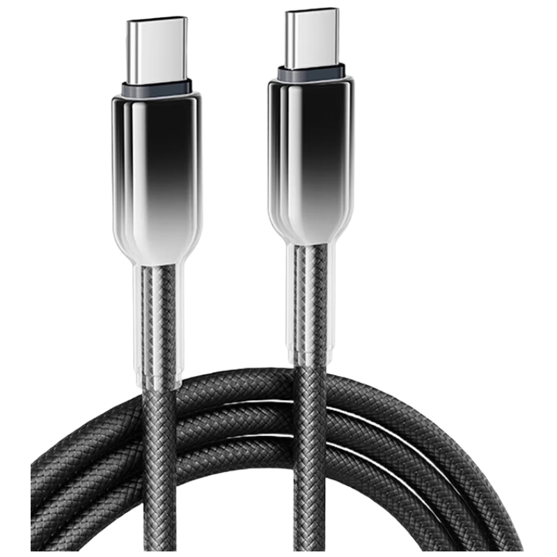 Aomake IPhone 18 Pro Max Charging Cable, Type-C Data Cable with Dual Ends, Compatible with Apple 15-17 Series, 60W Android Phones, IPad, Car Charger, Dual C Cable - 2 Meters Fast Charging Cord