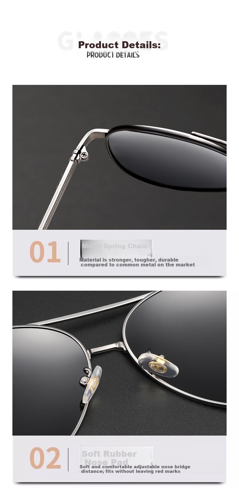 FENCHI Flying Sunglasses for Men, Driving-Specific Glasses, 2025 New Model, Anti-Glare, UV Protection, Polarized Driving Sunglasses 8