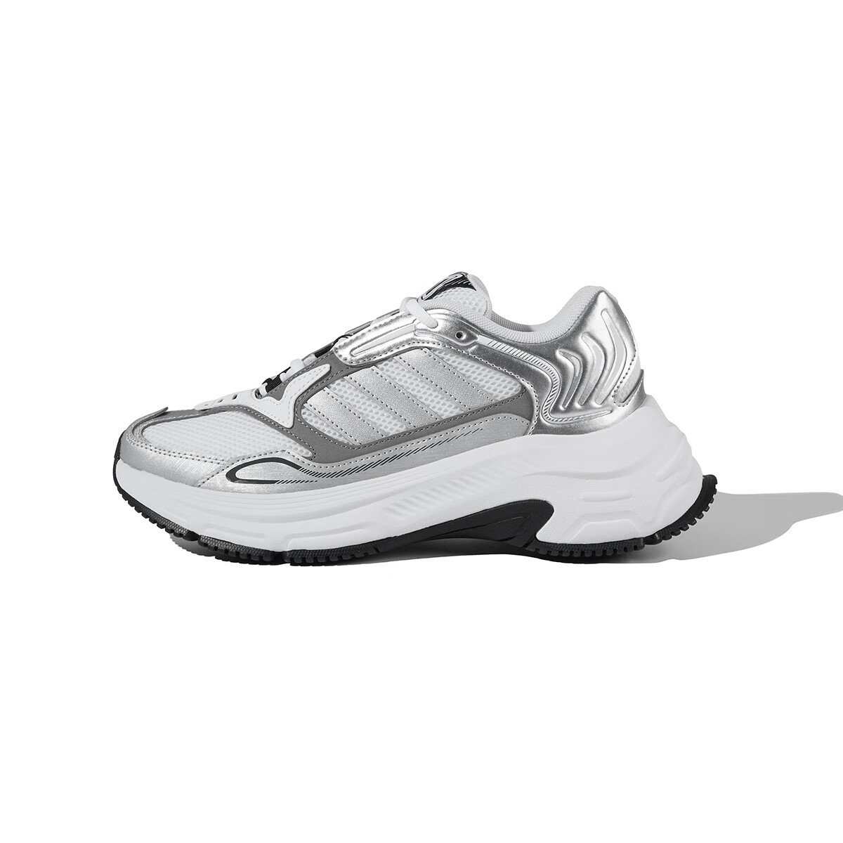Adidas Men's Casual Shoes, Autumn Outdoor Trendy Dad Sneakers, Black/Carbon Black/White, Size 44.5 2