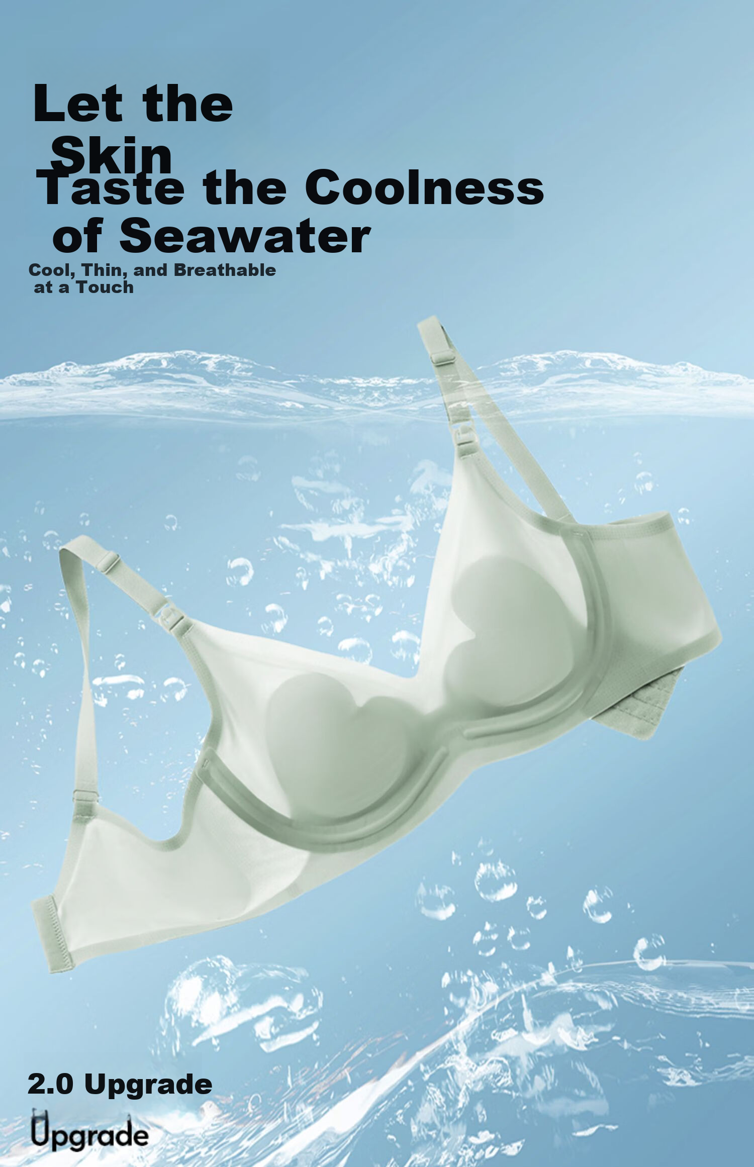 JOYNCLEON Nursing Bra, Summer Thin Style, for Pregnant Women, Postpartum Breastfeeding, Push-Up Bra, White, L, Jwx53898 1