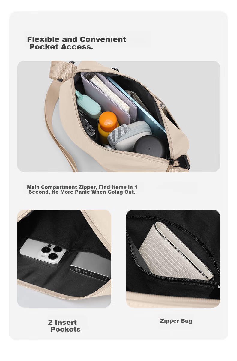 GOLF Shoulder Crossbody Bag for Women, Outdoor Casual Handbag, Water-Resistant Commuter Large Capacity Canvas Bag, Birthday Gift for Wome 5