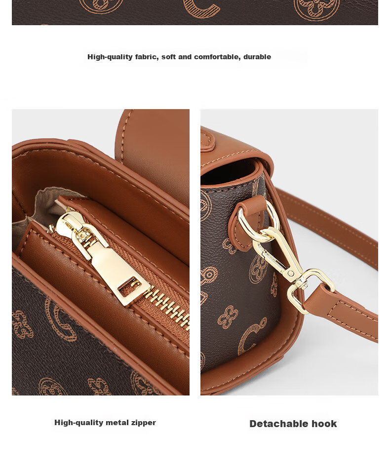 C.BANNER Women's Handbag, Shoulder Bag, Tote Bag, Crossbody Bag, Light Luxury High-End Fashion Brand, Birthday Gift for Girlfriend on May 20 7