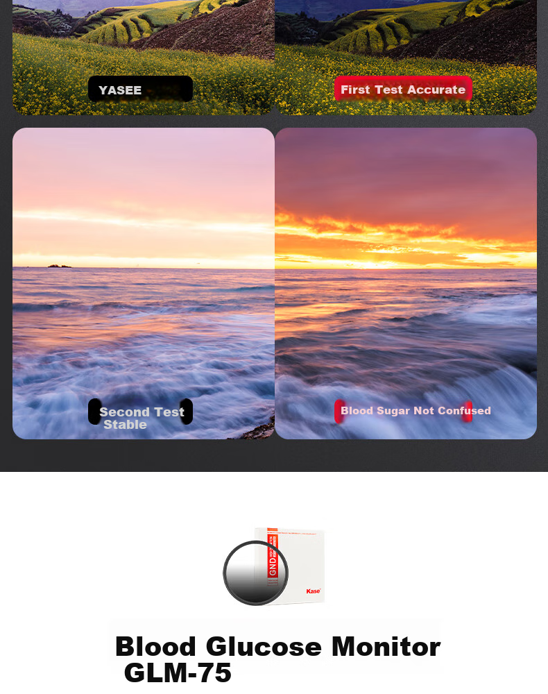 Kase Landscape Filter Set: CPL Polarizing Filter + ND1000 Neutral Density Filter + GND0.9 Graduated Filter, Travel And Landscape Photography Kit for Sunrises And Sunsets, 82mm 8