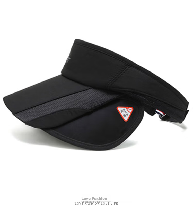 GLO-STORY Visor Hat for Men And Women, Sun Hat for Ladies, Summer Sun Protection Adjustable Brim Beach Hat, Cycling Sun Hat 1