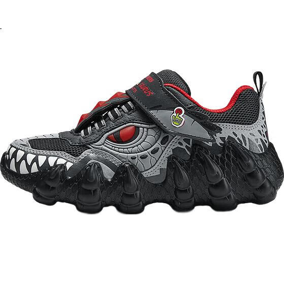 Skechers Official Store Boys' Big Kids Monster Velcro Light-Up Sneakers Children's Running Shoes 400112L