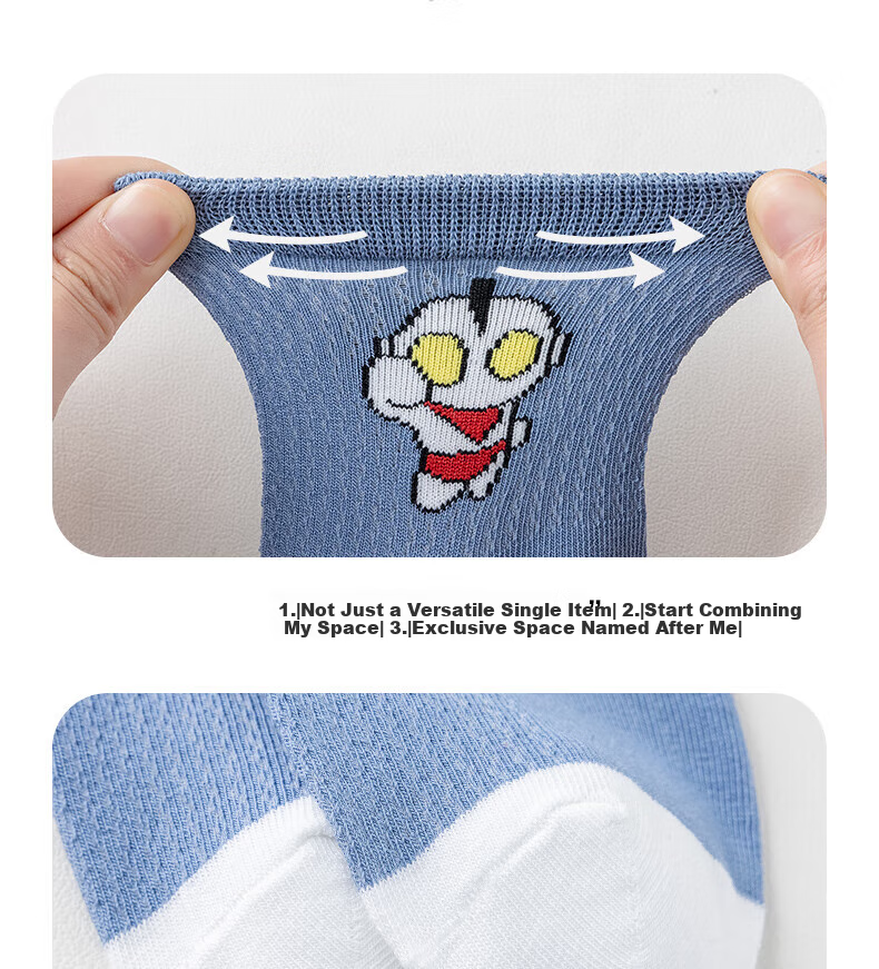 Mianmanman Children's Socks, Cartoon Boys Mid-Calf Xinjiang Cotton Antibacterial Anti-Mite Mesh Socks for Older Kids, Thin Summer Baby Socks, 7 Pairs TT 9