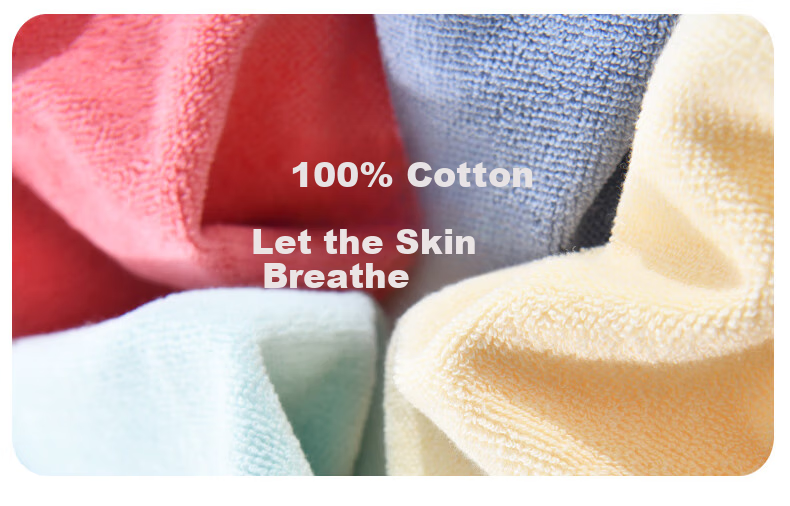 Yaguang Towels, Pure Cotton, Grade A Soft And Skin-Friendly, Absorbent, Not Prone to Shedding, Suitable for Face Washing And Bathing, He Lan Face Towels, Pack of 4 12