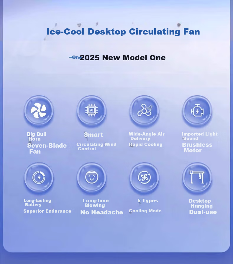 MINISO Desktop Fan Cooling Mini Ultra-Quiet Air Circulator Small Fan 2026 New Model Long Battery Life 3C Certified USB Plug-In Fan High Airflow for Student Dormitory Office 1 12