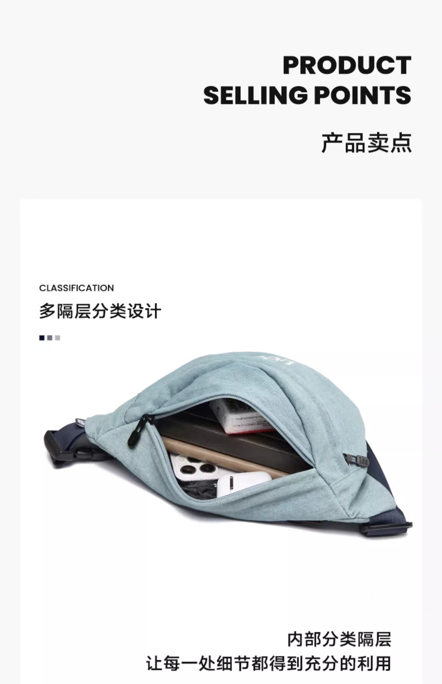 Lee Crossbody Bag for Men And Women, Sports Cycling Messenger Bag, Casual Waist Pack, Large Capacity Chest Bag, Gift, Birthday Present 5