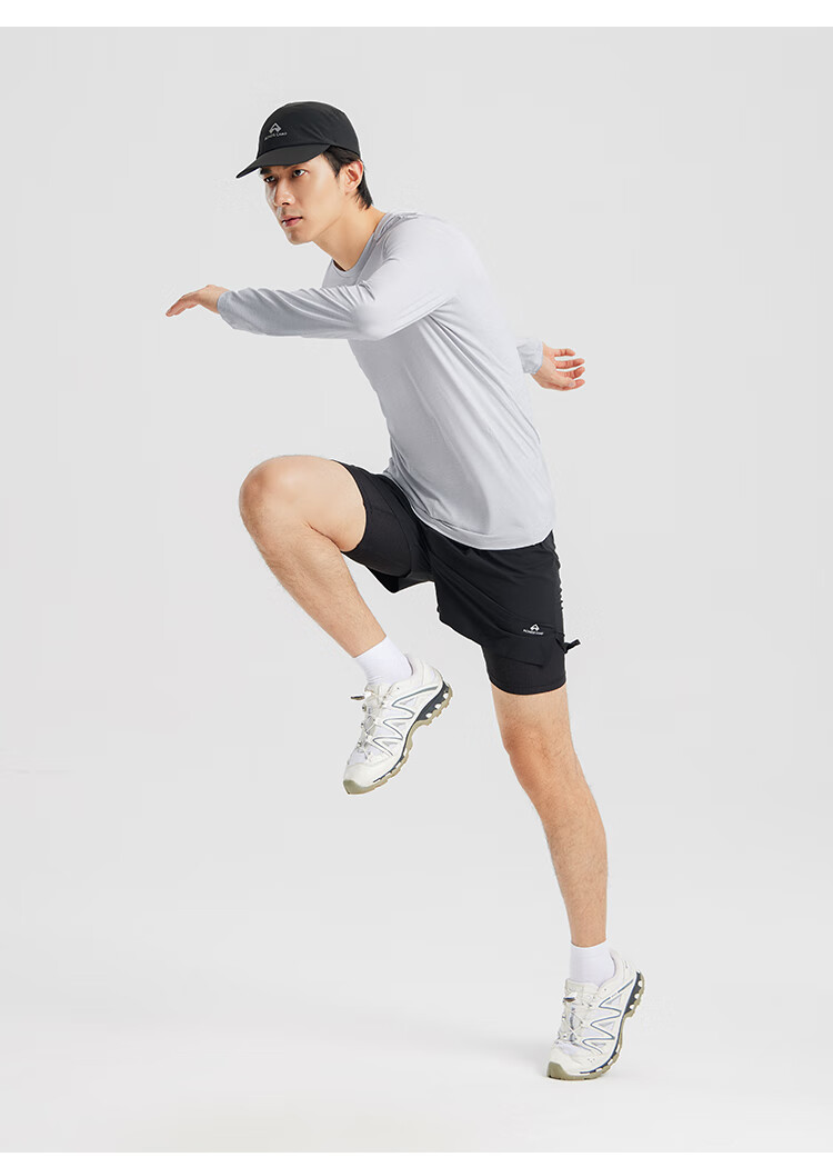 Toread Quick-Dry Long Sleeve T-Shirt Men Outdoor Summer Moisture-Wicking Breathable Ultra-Thin High Elasticity Sports Hiking Mountaineering Base Layer Shirt 12