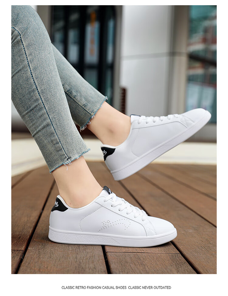 Guirenniao Canvas Shoes, Couple's Casual Shoes, Summer Women's Shoes, Versatile Sports Sneakers, White Men's Shoes, White/red, Women's Size 38 13