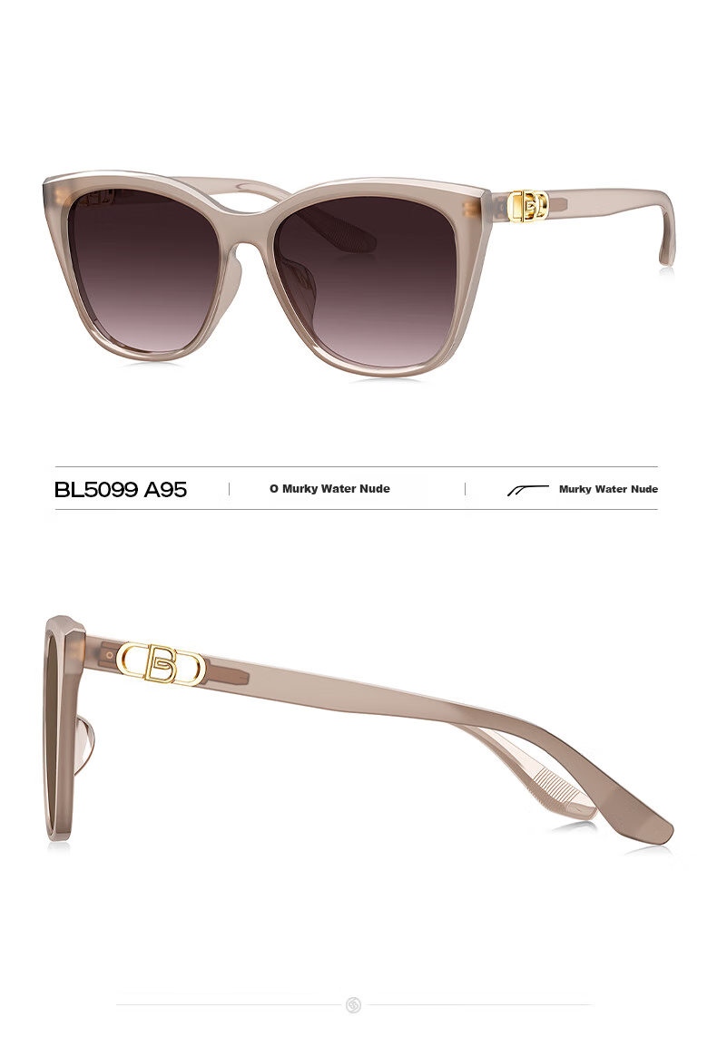 BOLON Sunglasses for Men And Women, Polarized Versatile UV Protection Retro Cat-Eye Sunglasses BL5099 C90 8