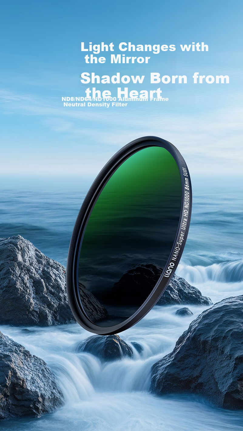 Llano ND Filter, Neutral Density Filter ND64 (Reducing 6 Stops), 40.5mm Filter, Neutral Density Filter for Mirrorless And DSLR Cameras, Long Exposure Filter, Suitable for Canon, Nikon, Sony 2