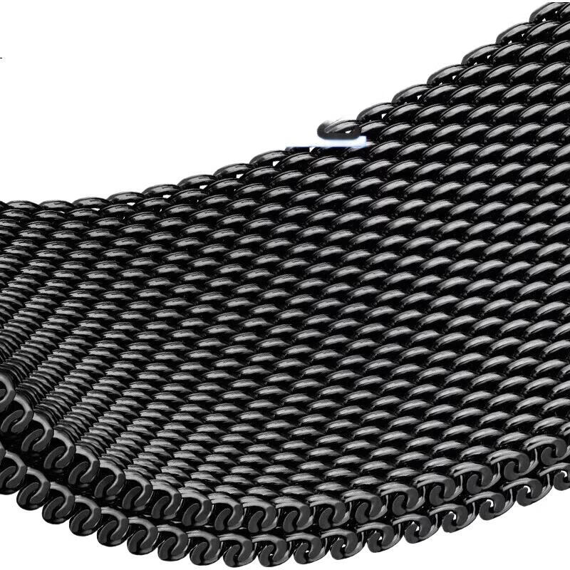 Спортивный ремешок CHENSONG для Xiaomi Watch S4, Milanese Loop, черный, из нержавеющей стали