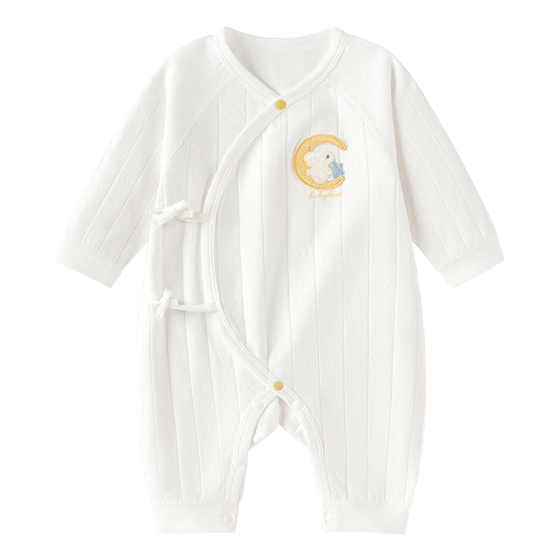 Babylove Infant Romper Spring And Autumn Style, Pure Cotton Baby Onesie, Newborn Clothes, Monk-Style Outfit, Home Wear Base Layer