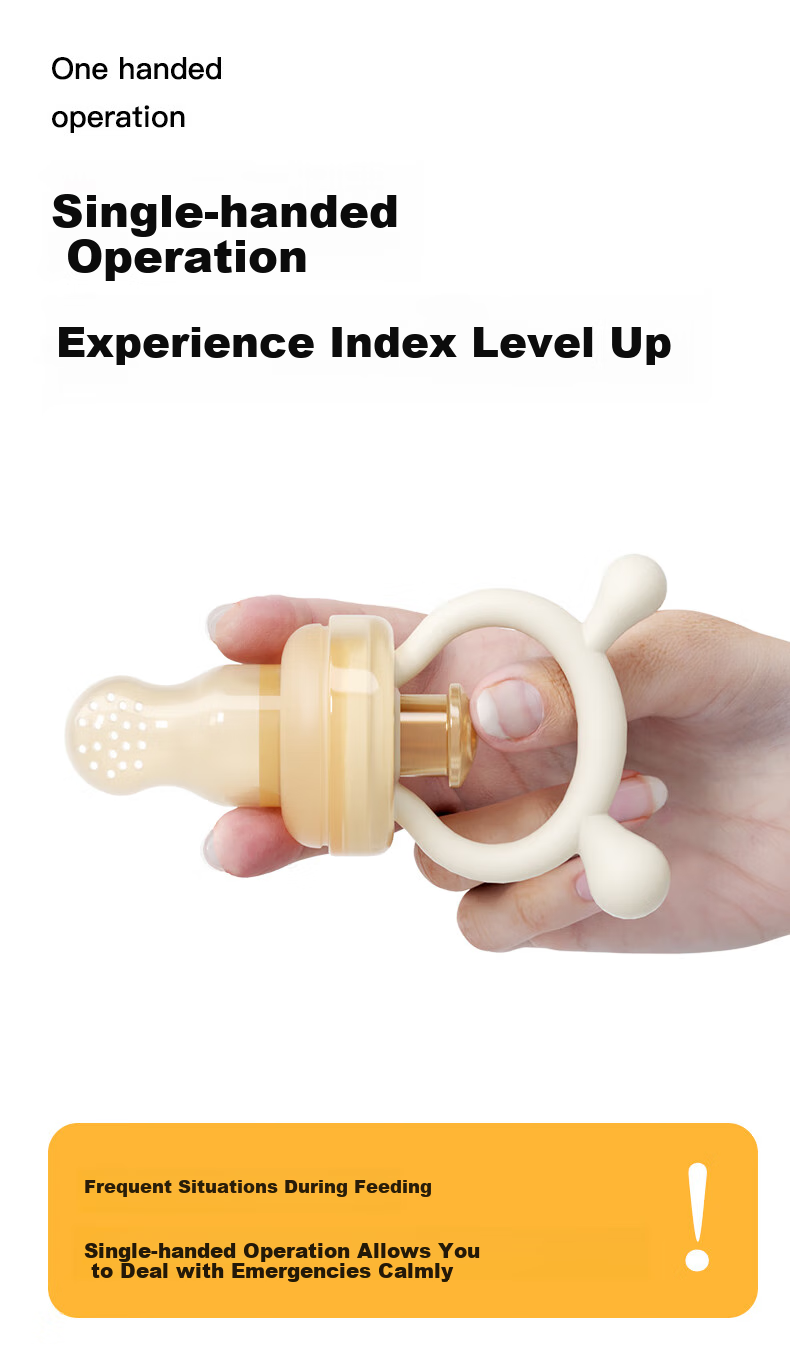 Albo Bite Bag, Baby Fruit Eating Tool, Bite Le Baby Soothing Teether, Push-Forward Fruit And Vegetable Supplementary Food Device 6