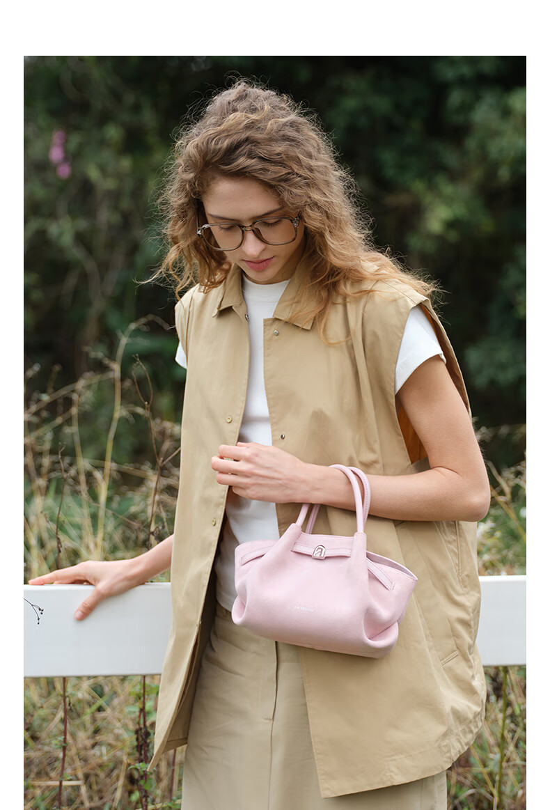 La Festin Suede Small Lazy Bag, 2026 New Style Handbag, Crossbody Basket, Women's Tote Dumpling Bag, Birthday Gift for Girls 9