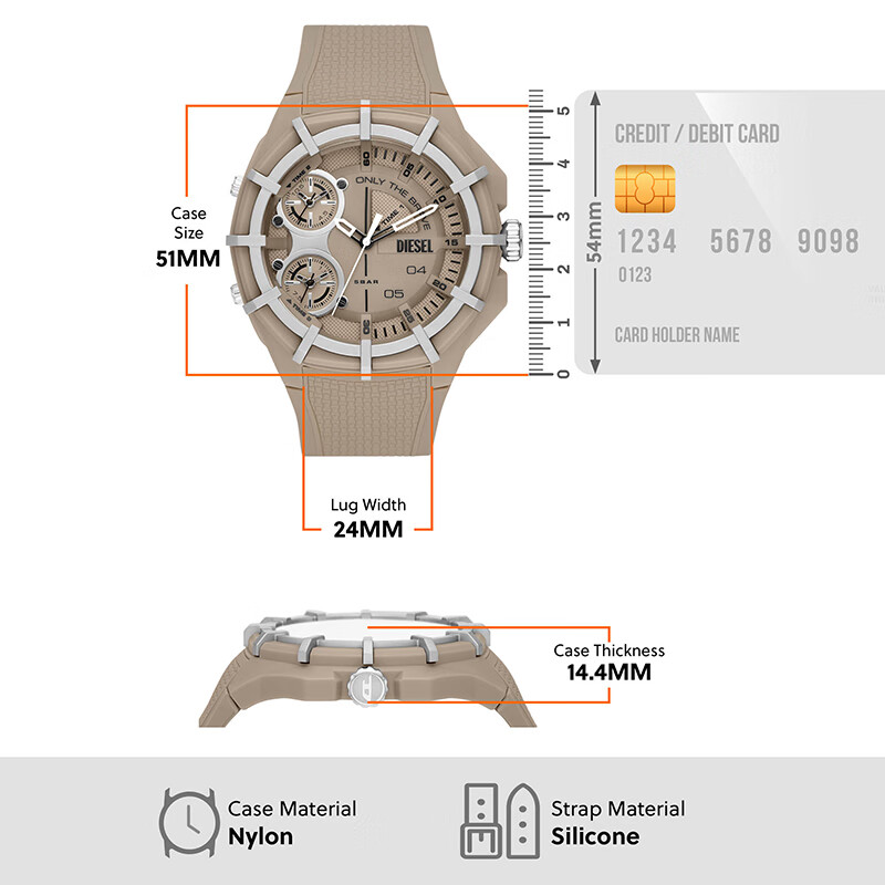 Disu Diesel Men's Quartz Watch DZ1990 Birthday Gift Boyfriend Valentine's Day Gift 1