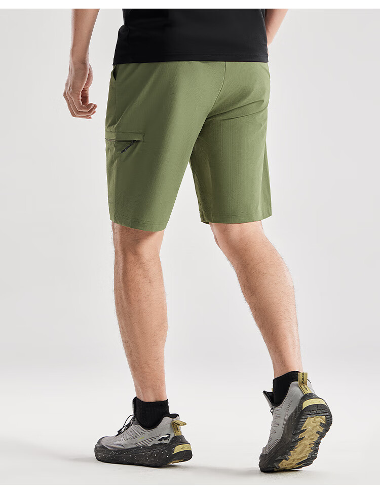 Pioneer Camp Quick-Dry Men's Summer Outdoor Water-Repellent Loose Fit Stretch Sports Casual Cargo Shorts 25