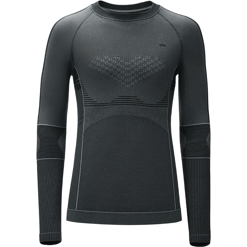 Beneunder Men's Outdoor Sports Quick-Dry Sweat-Wicking Thermal Underwear Set SK001 Dusk Black L