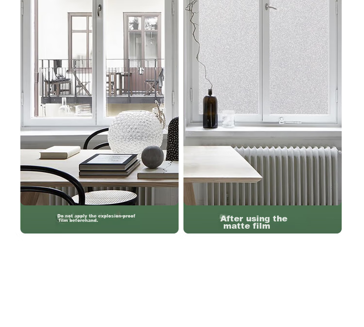 Qinghua Electrostatic Glass Film, Privacy Screen Film, Light-Transmitting Bathroom Glass Sticker, Colorful And Vibrant, 60*200cm 6