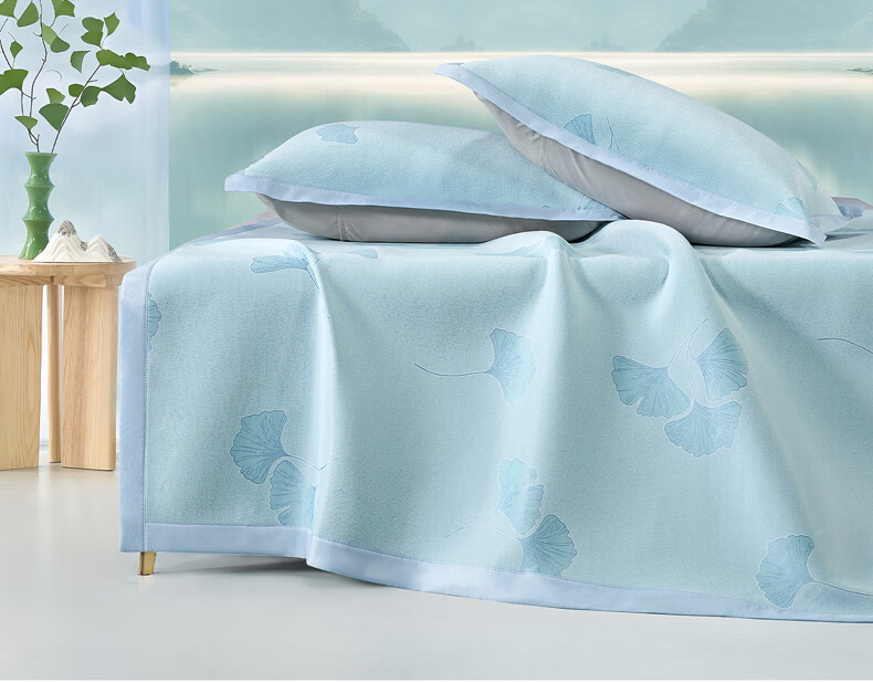 Bailisi Shuixing Jiafang Brand Cooling Mat, Ice Silk Mat, Class A Cool-Feeling Mat, Cooling Mat, 1.5 Meters X 2 Meters, Machine Washable, Foldable 3
