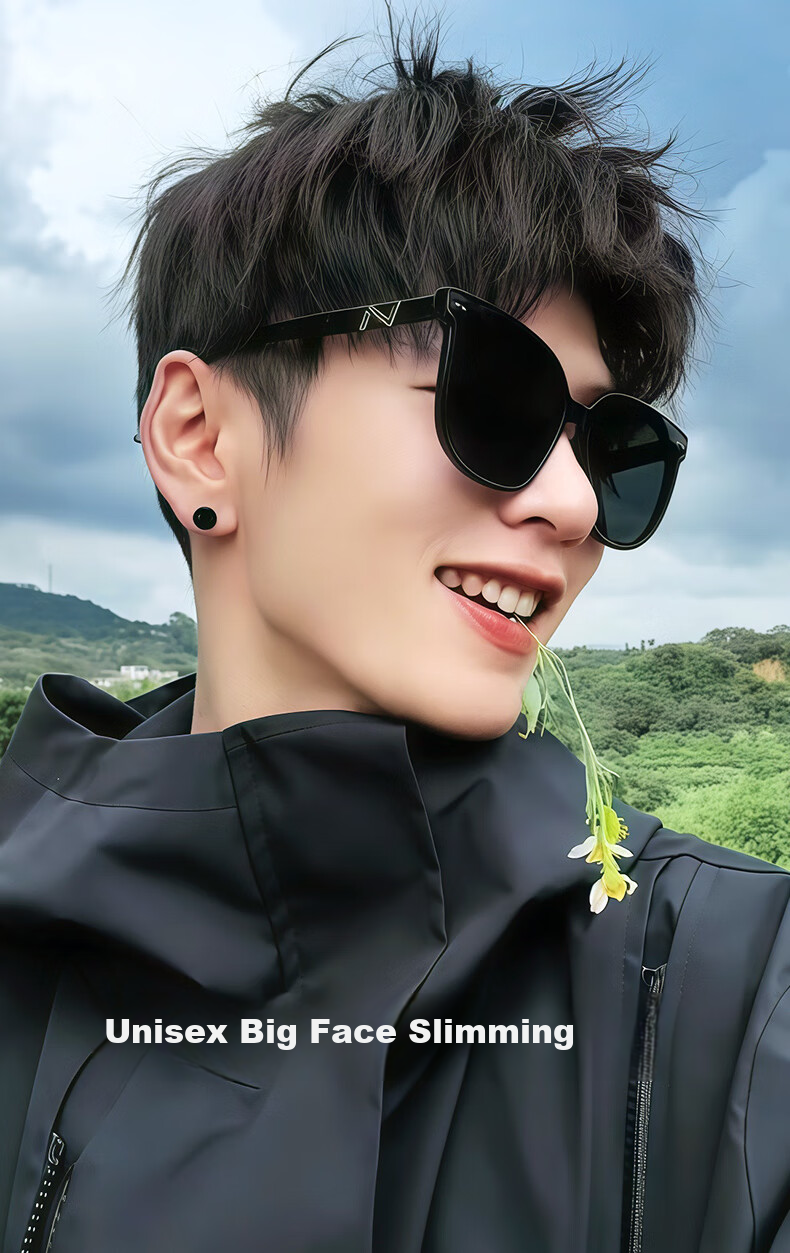 LOHO Polarized Sunglasses for Men, Driving-Specific 2026 New Style, Square Frame UV Protection Glasses for Wome 3