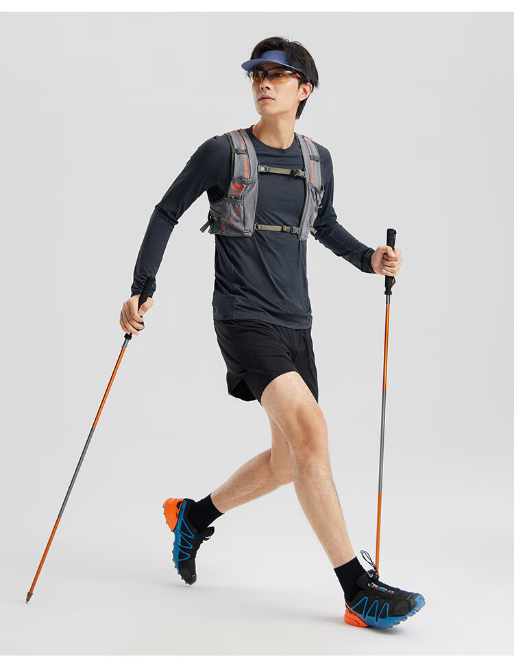 Toread Quick-Dry Long Sleeve T-Shirt Men Outdoor Summer Moisture-Wicking Breathable Ultra-Thin High Elasticity Sports Hiking Mountaineering Base Layer Shirt 8