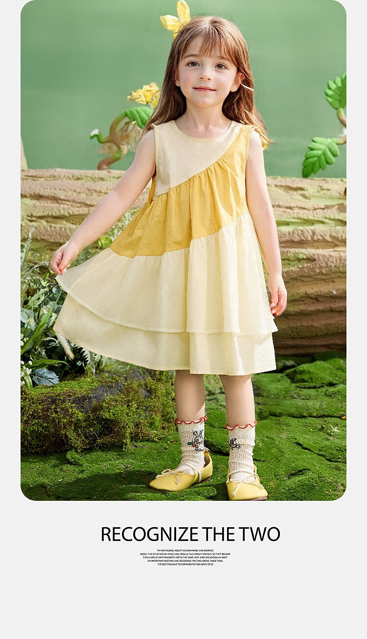 ASK JUNIOR Girls' Sleeveless Summer Dress, Baby Vacation Princess Dress 11