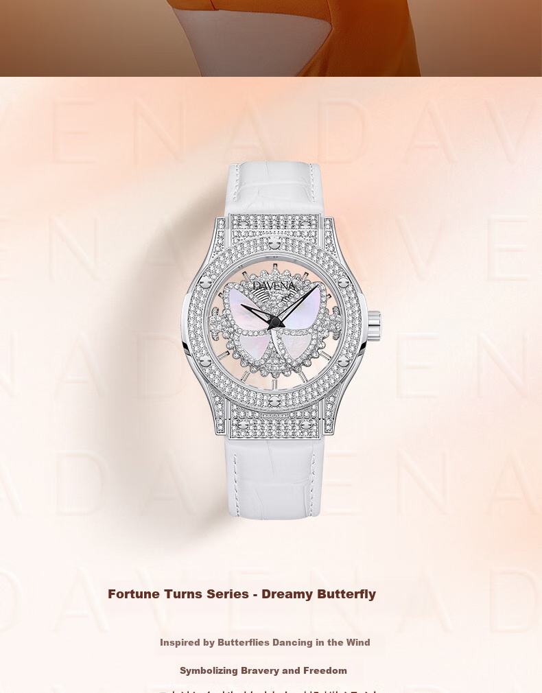 Davena Dream Butterfly Watch: Good Luck Arrives - A Luxurious And Niche Wristwatch, Birthday Gift for Girlfriend 2