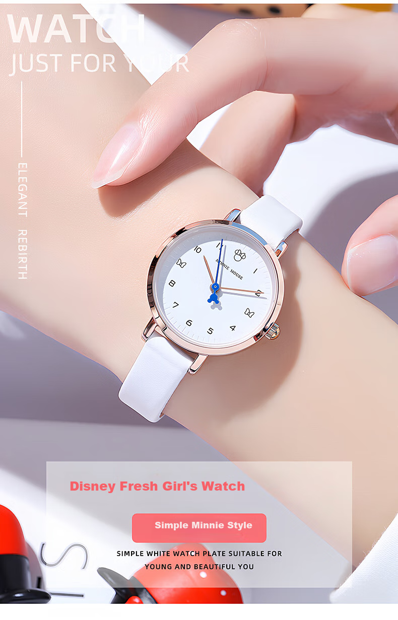 Disney Watch for Women, Students, Elementary School Girls, Children, Middle And High School Students, Back-To Gift, Analog 1