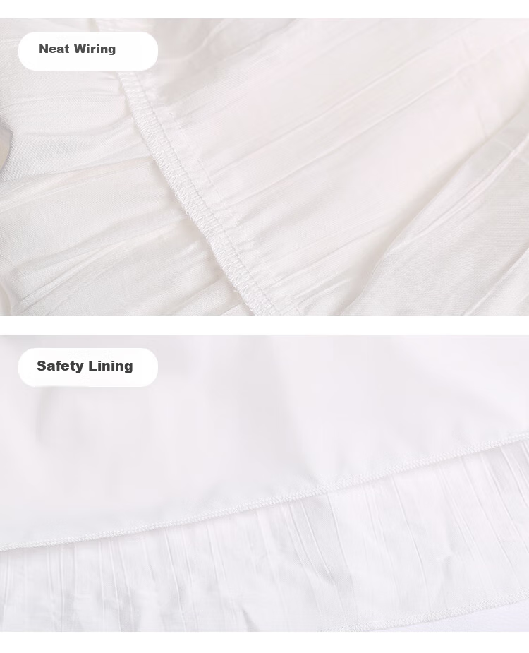 Ziyouxi White Cake Skirt for Women, Spring And Summer 2026 New Style, High-Waisted Long A-Line Skirt, Gentle Loose Puffy Skirt 5