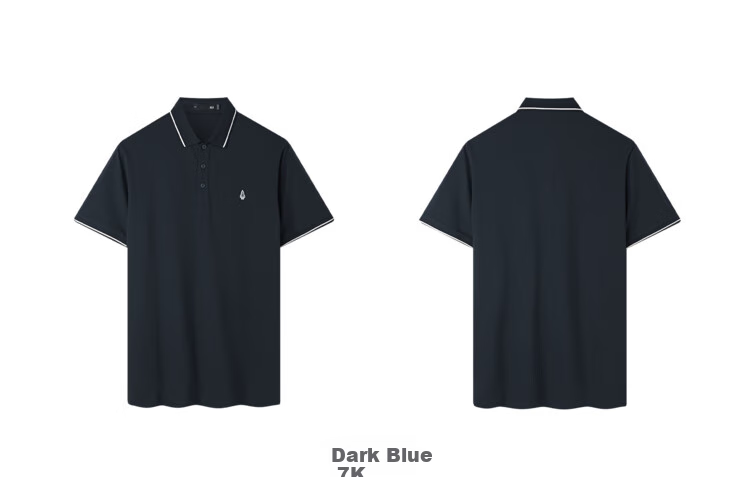 HLA Short-Sleeve Polo Shirt for Men, Cool And Stylish with Turn-Down Collar, Summer Wear 12