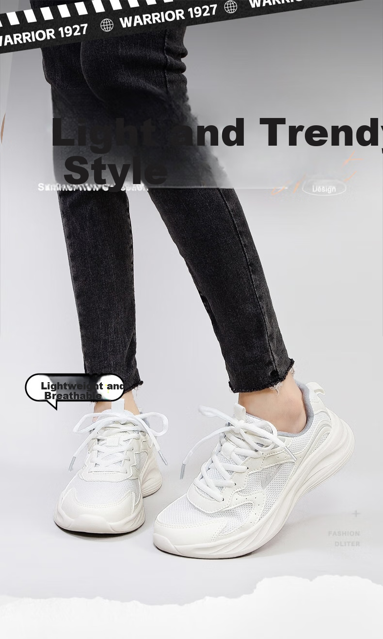 Huili Official Women's Shoes, Summer Breathable Mesh Sneakers, White Women's Shoes, Running Shoes for Women, Black, Size 36 1