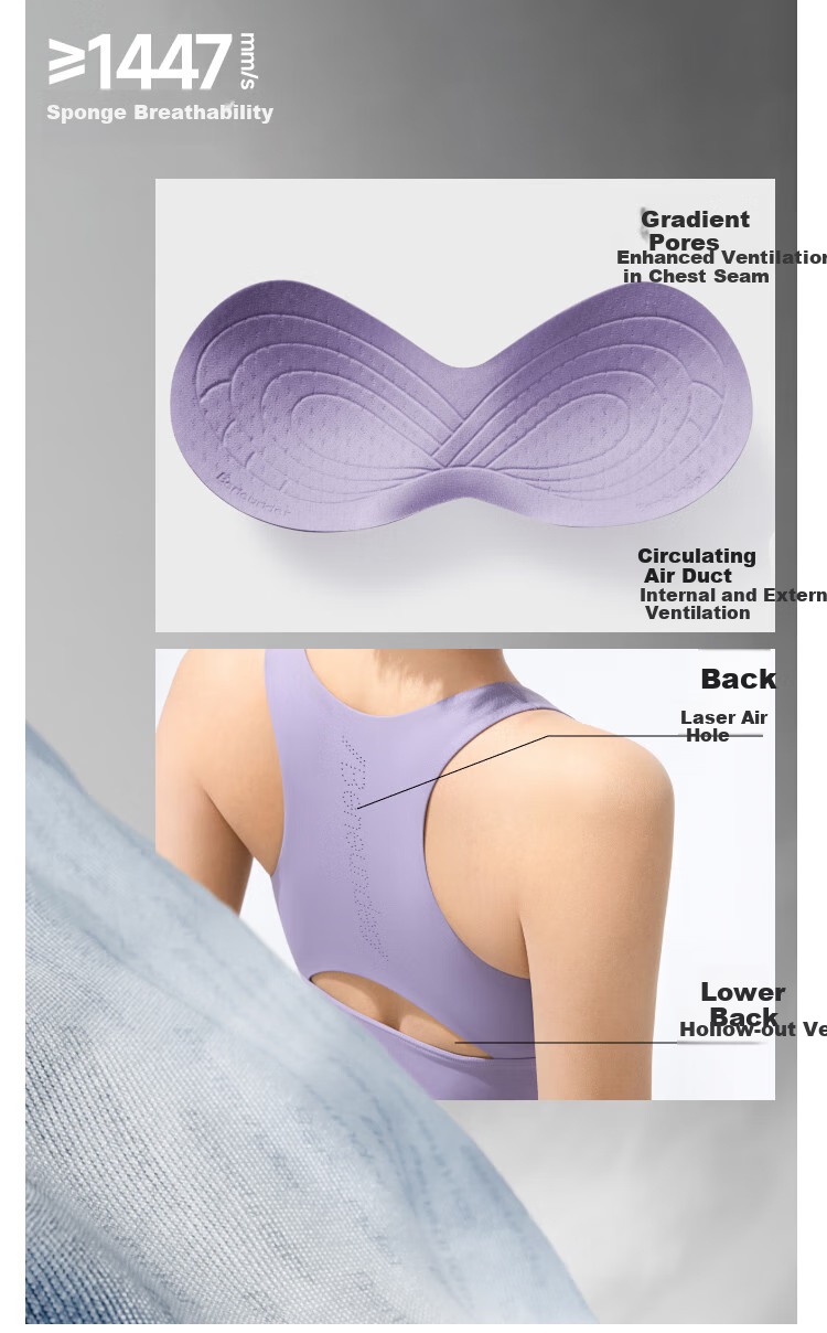 Beneunder High-Intensity Sports Bra Vest for Women Running Shockproof Anti-Sagging Yoga Top Wearable Outdoors 14
