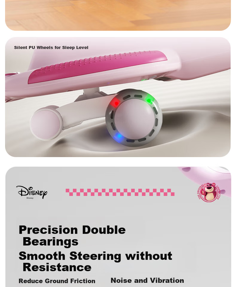 DISNEY Children's Twist Car for Ages 1-3 Anti-Rollover Baby Ride-On Car Adult-Friendly Two-Seater Birthday Gift 14