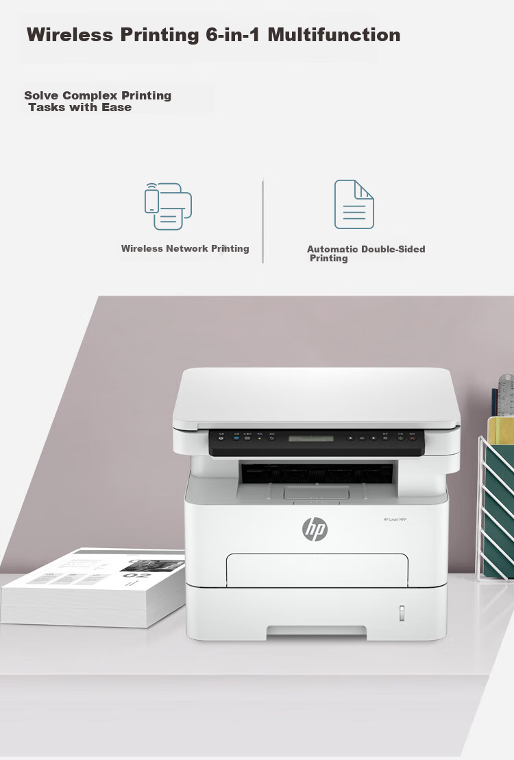 HP 323dnw Black And White Laser Printer Wireless Multifunctional Duplex Wired Network Printing Business Office Printer High-Capacity High-Speed Printing One-Year On-Site Service 3