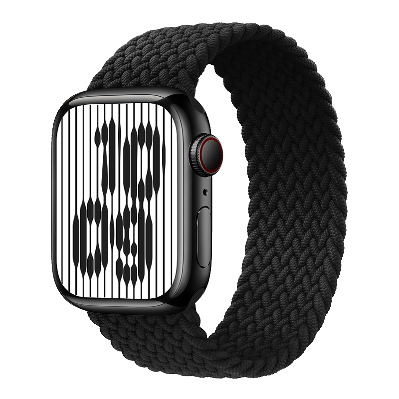 BHO Elastic Nylon Woven Single Loop Band for Apple Watch SE3 S11 S10/9/8/7/6/Ultra 3/2/1