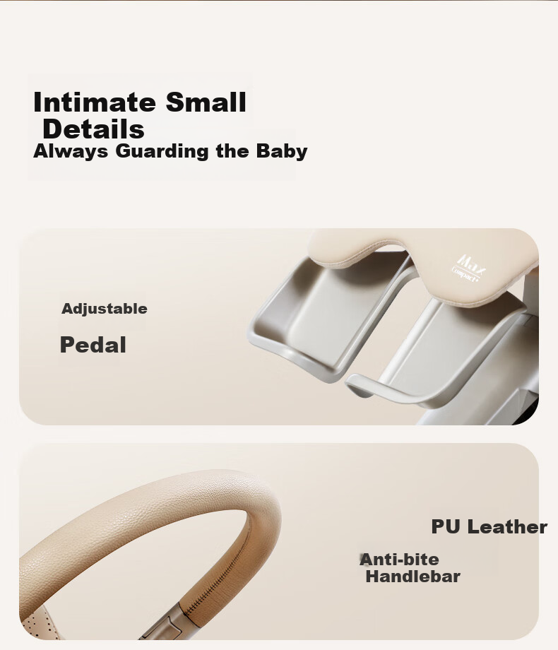 Bebebus Butterfly Stroller Max, Lightweight Foldable Baby Carriage, Reversible Seat And Lie-Flat, Shock-Absorbing, Portable Stroller for Toddlers 23