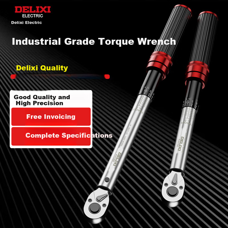 DELIXI Torque Wrench, High-Precision Torque Wrench, Kilogram Plate, Adjustable Spark Plug Wrench, Automotive Repair Wrench