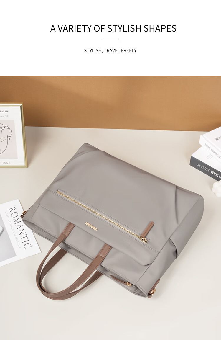POLO Handbag, Women's Shoulder Bag, Ladies' 14-Inch Laptop Bag, Business Travel Office Bag, Gift for Girlfriend 6